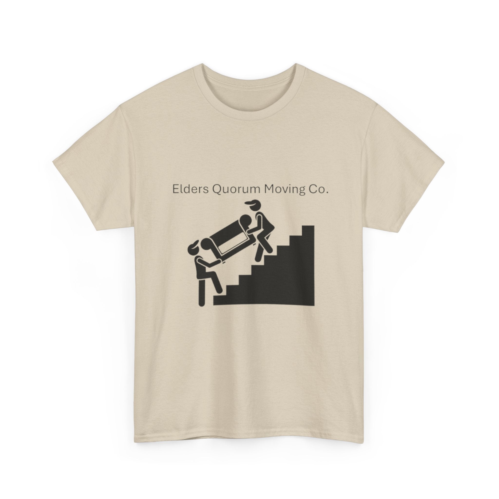 Elders Quorum Moving Co. Tee — Funny Church Service Volunteer Shirt