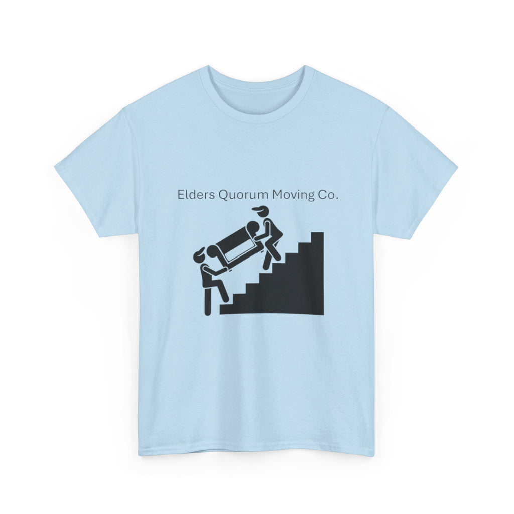 Elders Quorum Moving Co. Tee — Funny Church Service Volunteer Shirt