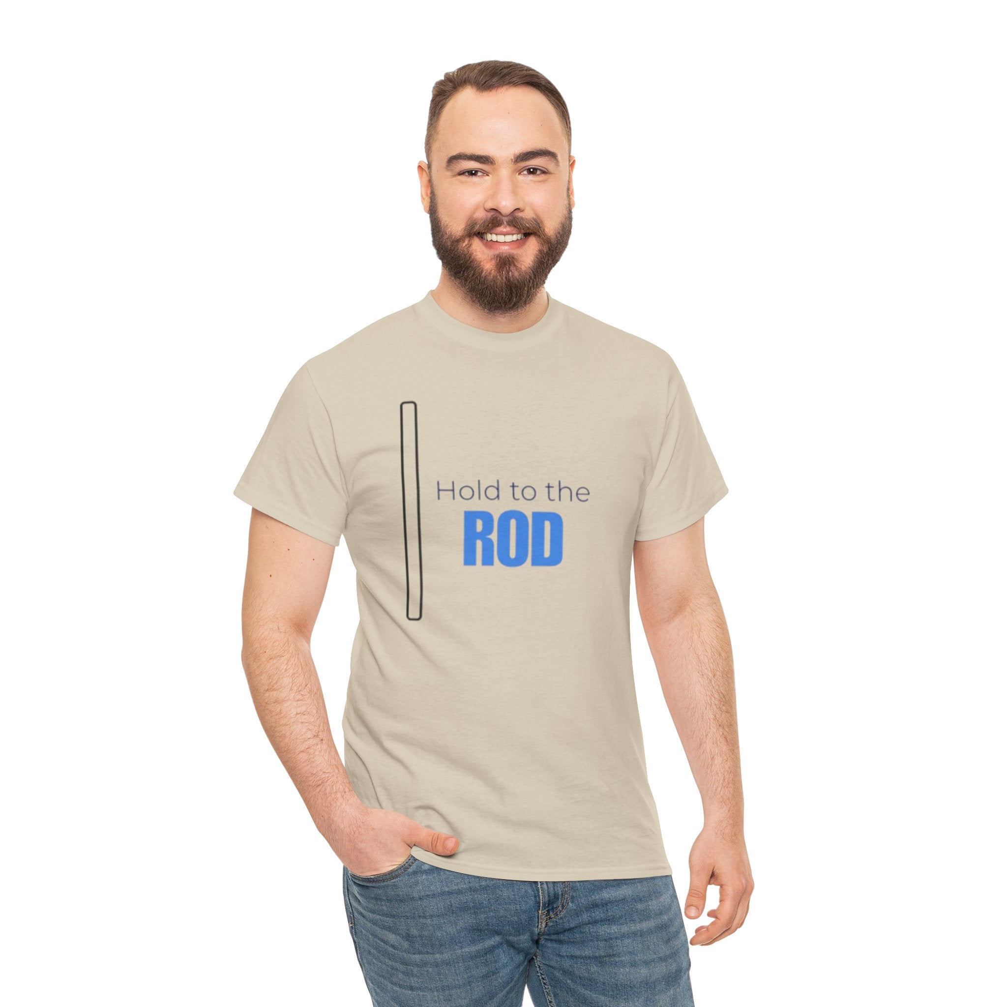 Hold to the Rod T-Shirt — Inspirational Christian Faith Tee