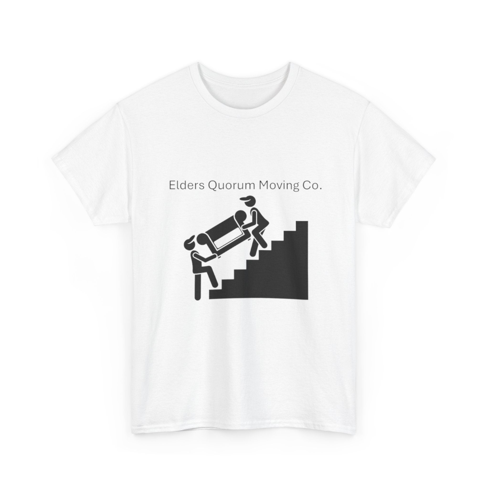 Elders Quorum Moving Co. Tee — Funny Church Service Volunteer Shirt