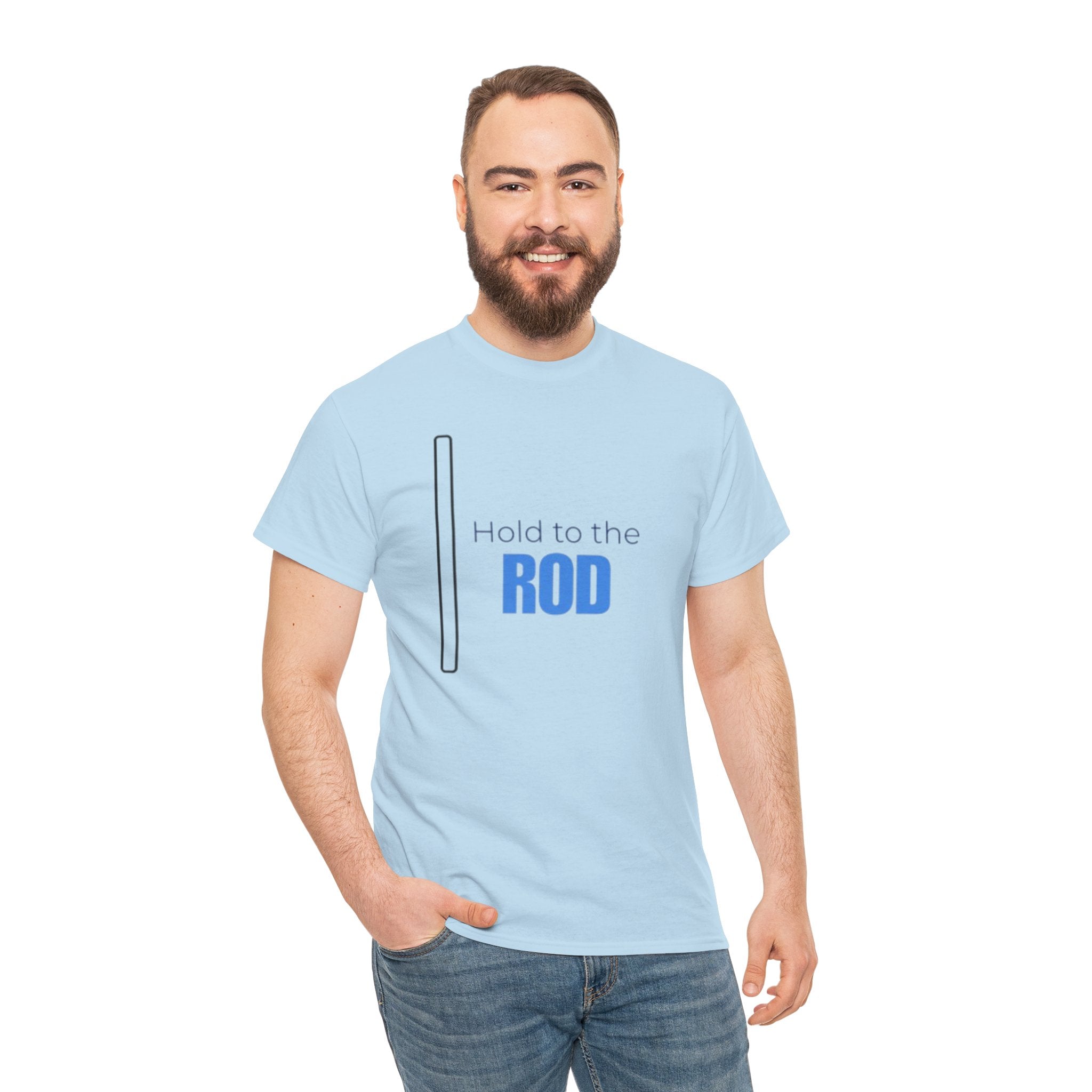 Hold to the Rod T-Shirt — Inspirational Christian Faith Tee