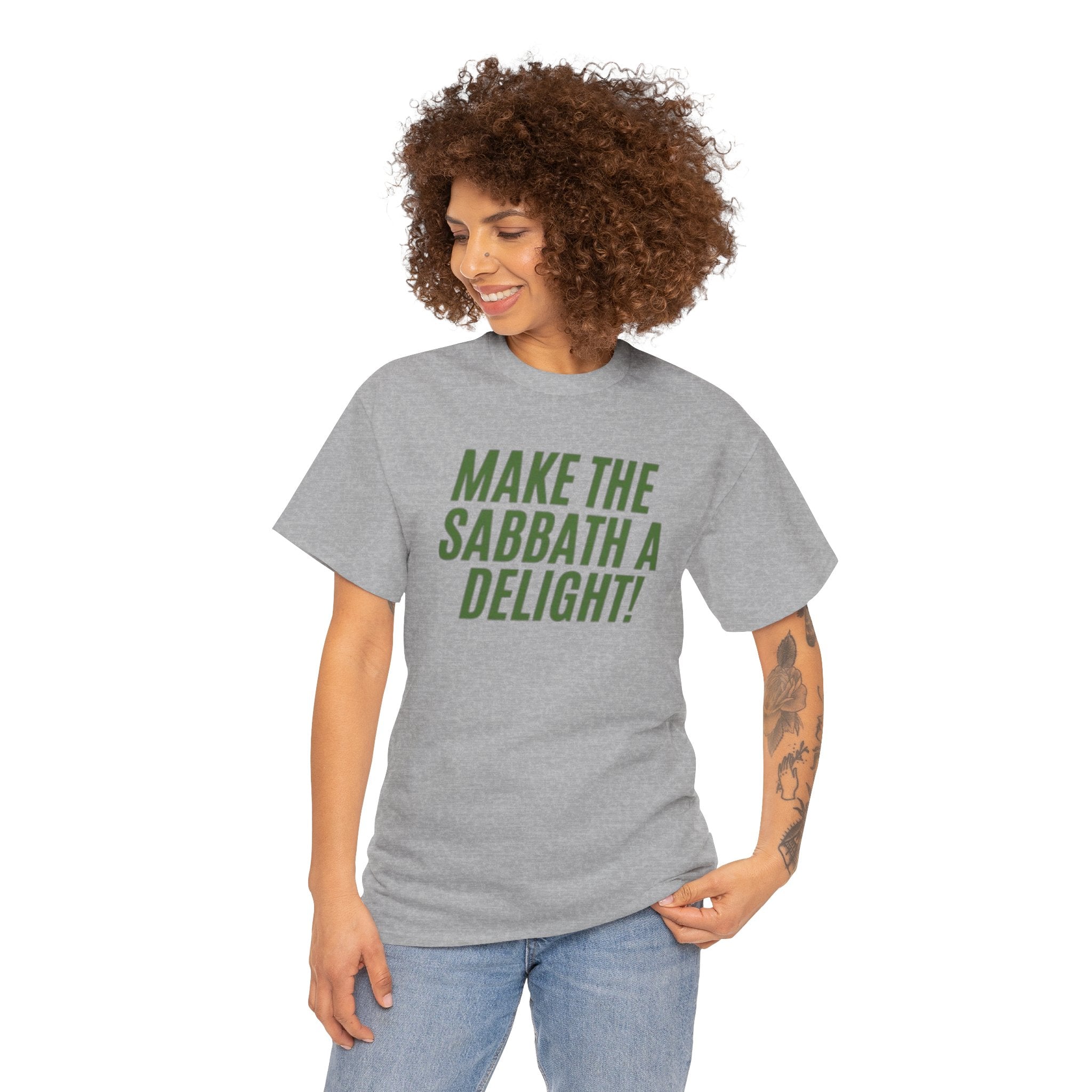 Make the Sabbath a Delight Tee | Inspirational Christian Faith Tee