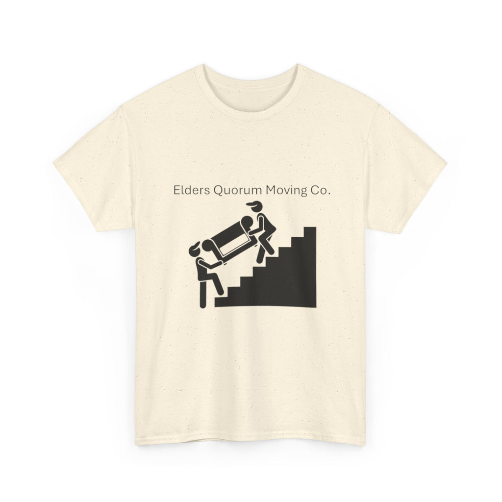 Elders Quorum Moving Co. Tee — Funny Church Service Volunteer Shirt
