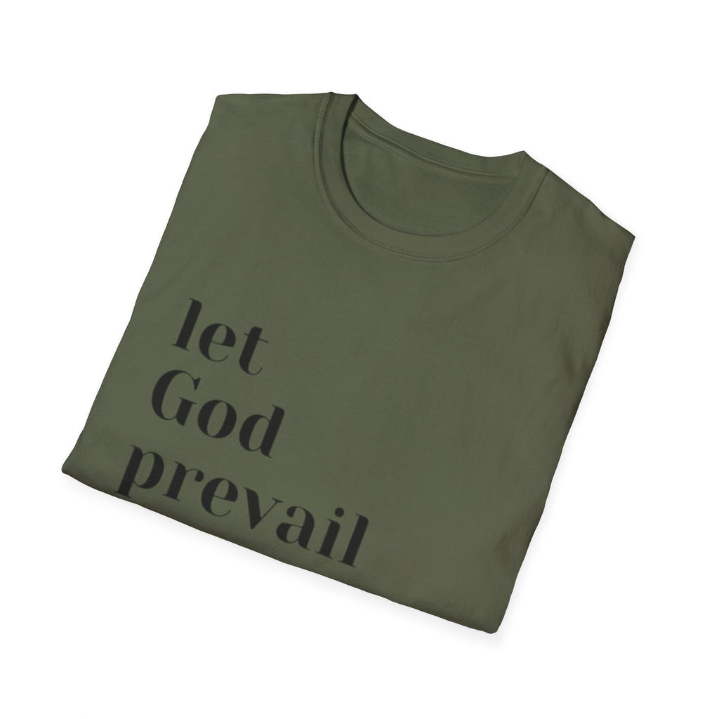 Let God Prevail T‑Shirt — Inspirational Christian Faith Tee