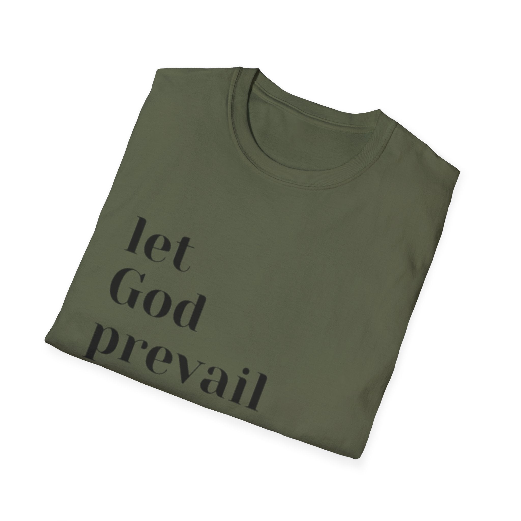Let God Prevail T‑Shirt — Inspirational Christian Faith Tee