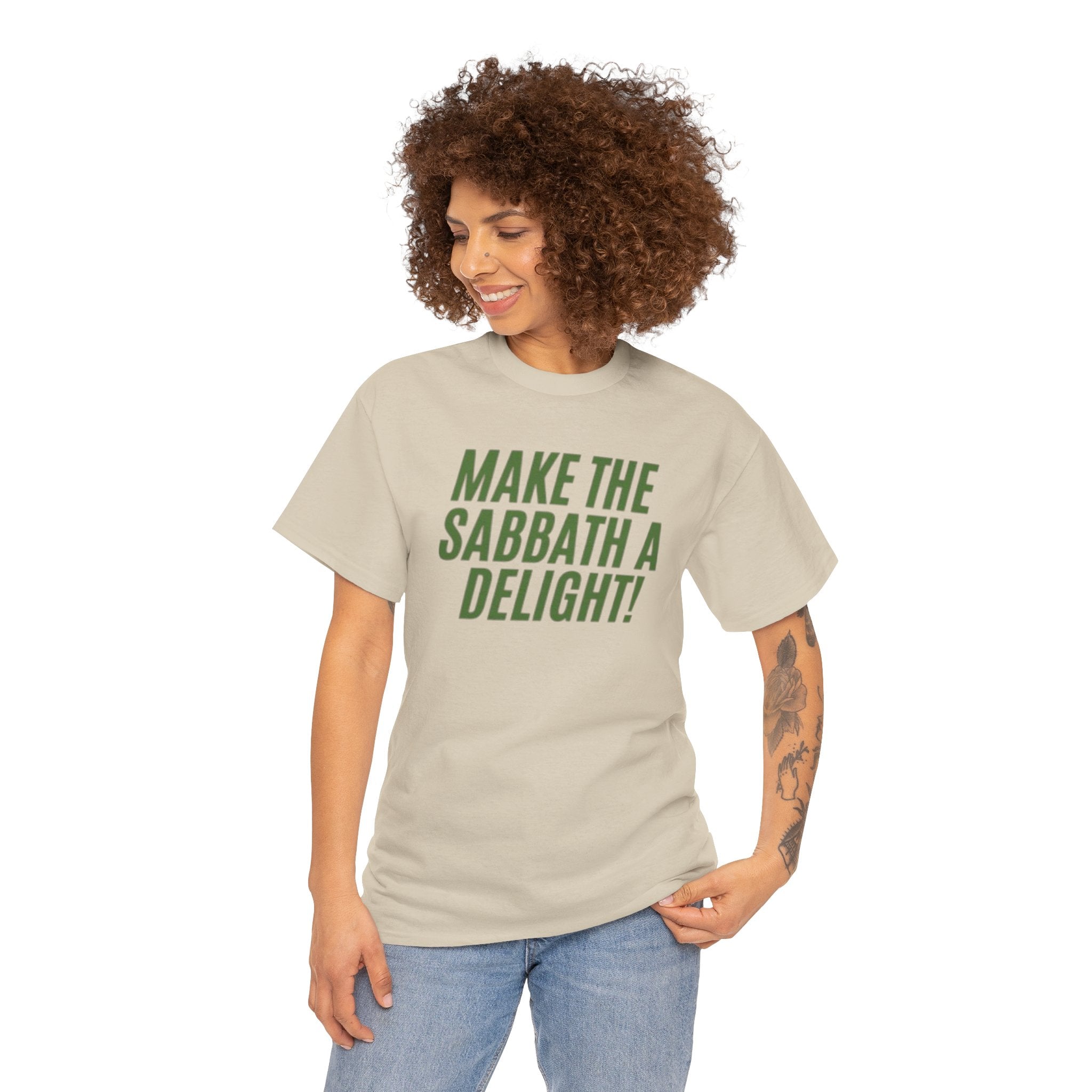 Make the Sabbath a Delight Tee | Inspirational Christian Faith Tee