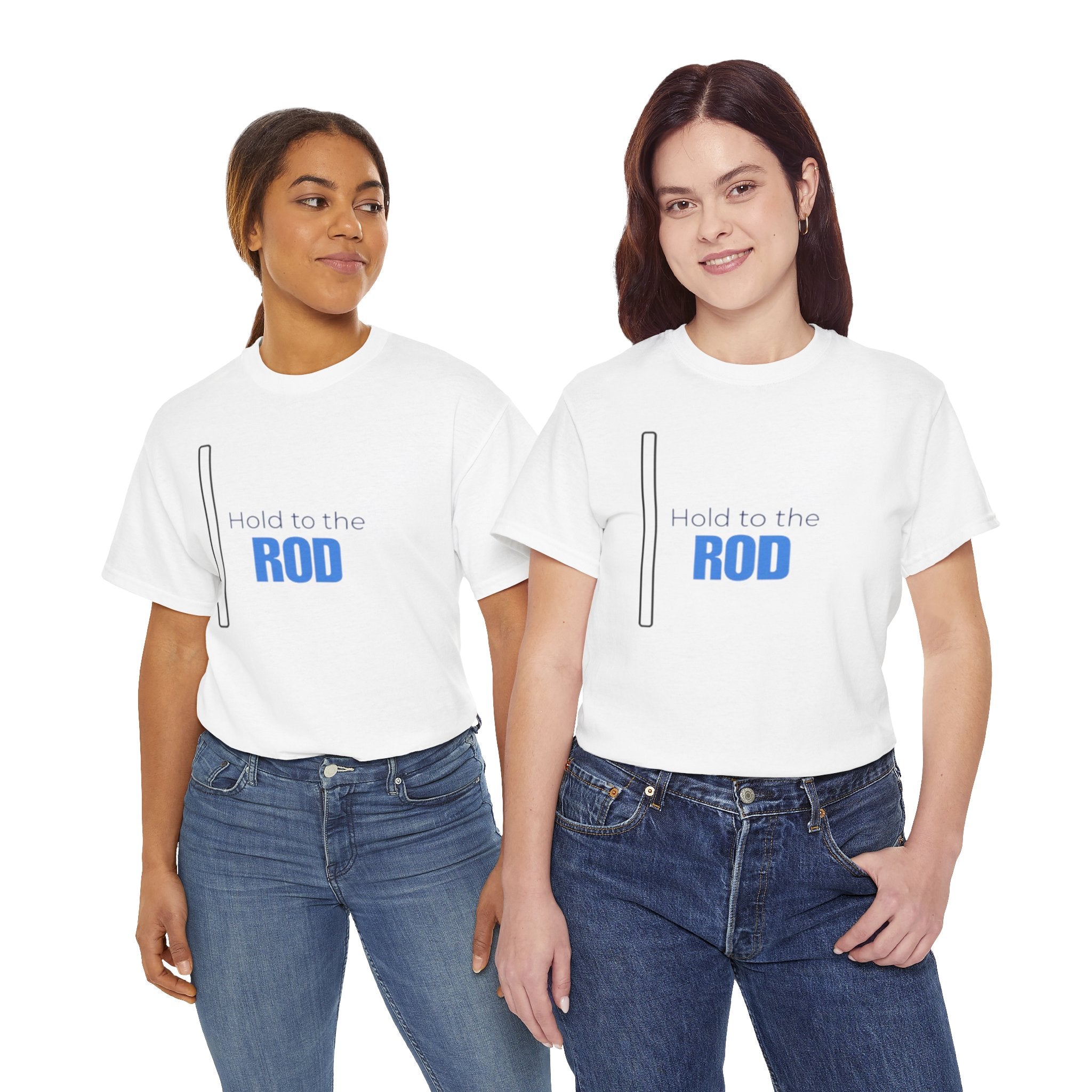 Hold to the Rod T-Shirt — Inspirational Christian Faith Tee