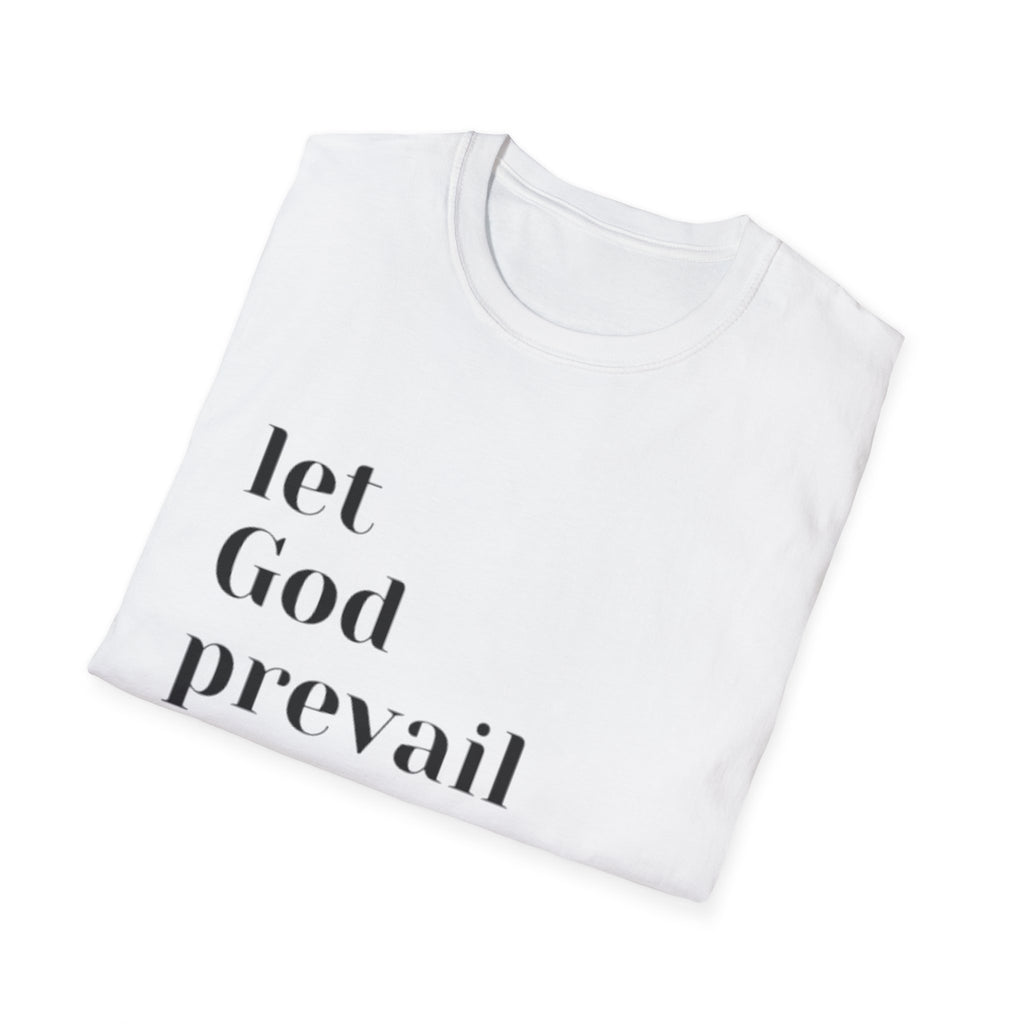 Let God Prevail T‑Shirt — Inspirational Christian Faith Tee