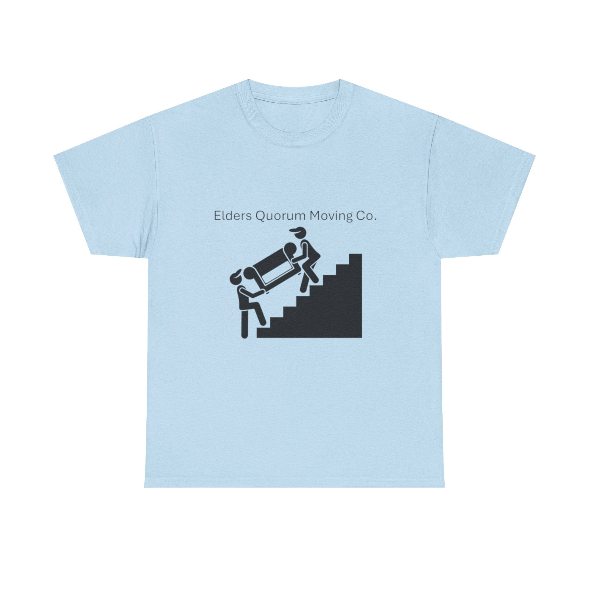 Elders Quorum Moving Co. Tee — Funny Church Service Volunteer Shirt
