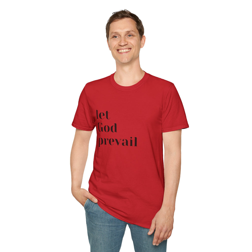 Let God Prevail T‑Shirt — Inspirational Christian Faith Tee