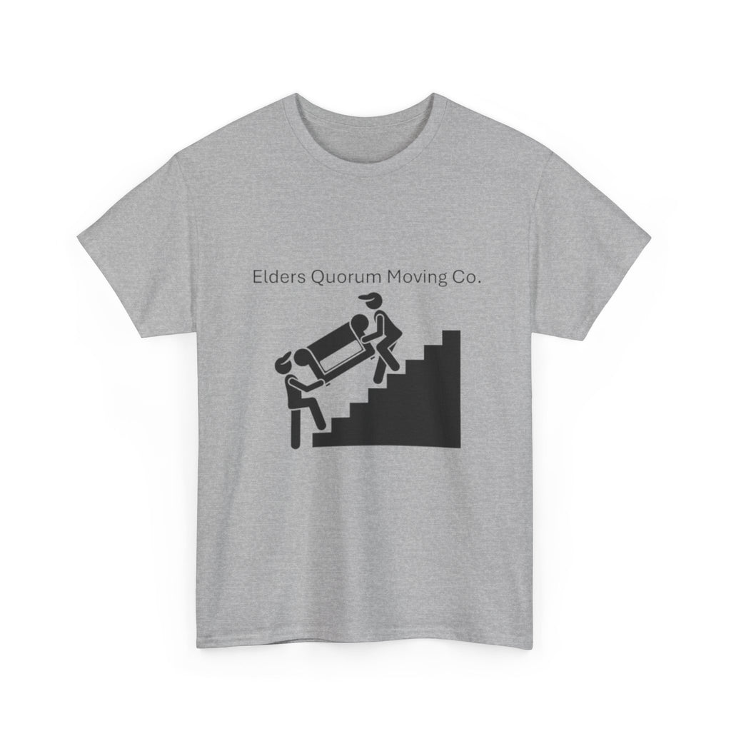 Elders Quorum Moving Co. Tee — Funny Church Service Volunteer Shirt