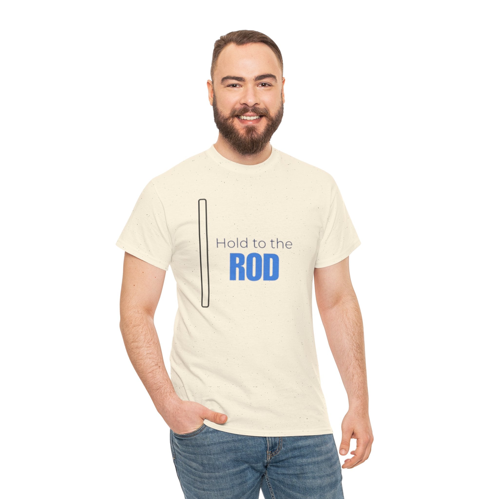 Hold to the Rod T-Shirt — Inspirational Christian Faith Tee