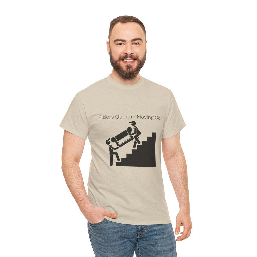 Elders Quorum Moving Co. Tee — Funny Church Service Volunteer Shirt